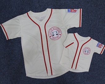 Custom Jimmy Dugan 43 City of Rockford Peaches Baseball Jerseys Sewn;Custom Names;Toddler/Youth/Men/Women Any Size