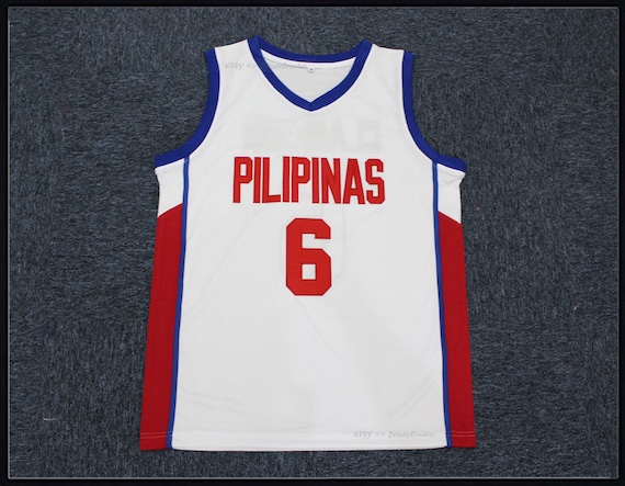 JordansSecretStuff Jordan Clarkson Philippines World Jersey Pilipinas Filipino Asia Cup Basketball M / White