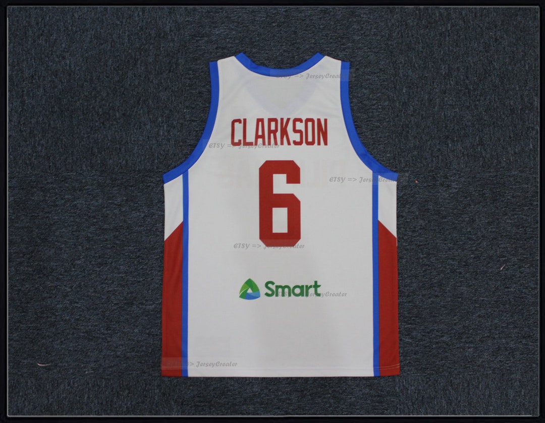 thumbnail interactive-video image 1 of Clarkson #6 Philippines Basketball Jersey – Custom Name & Number, Sublimated Design 1 of 4