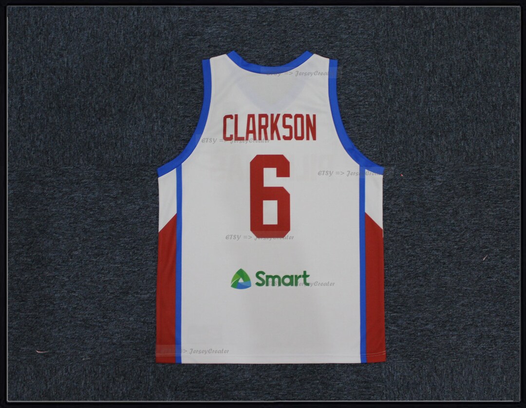Clarkson #6 Philippines Basketball Jersey – Custom Name & Number, Sublimated Design