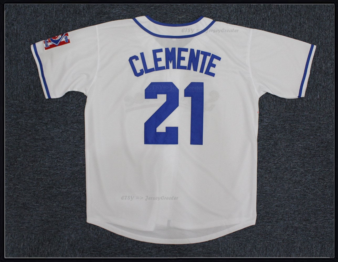 Roberto clemente throwback jersey hotsell