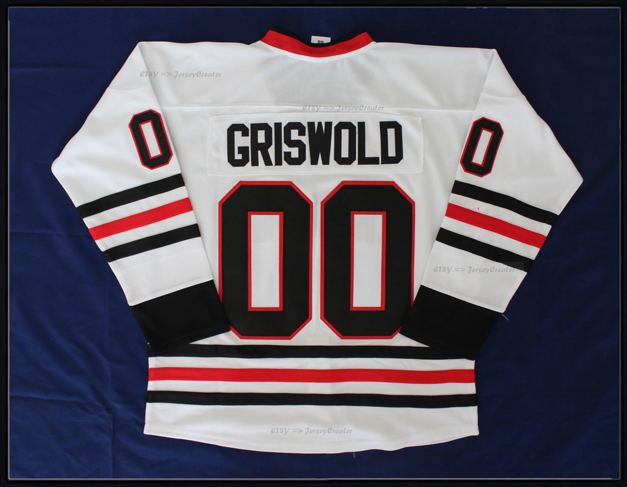 Clark Griswold Chicago Blackhawks Men's Navy Name and Number Banner Wave  T-Shirt 