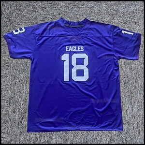 Youth/Men Williams #18 High School Football Jersey Eagles Sewn Custom Names