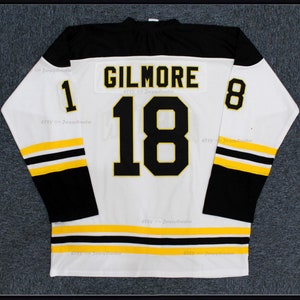  Mens Boston Happy Gilmore 18 Adam Sandler 1996 Movie Ice Hockey  Jersey Stitched (Black, Large) : Clothing, Shoes & Jewelry