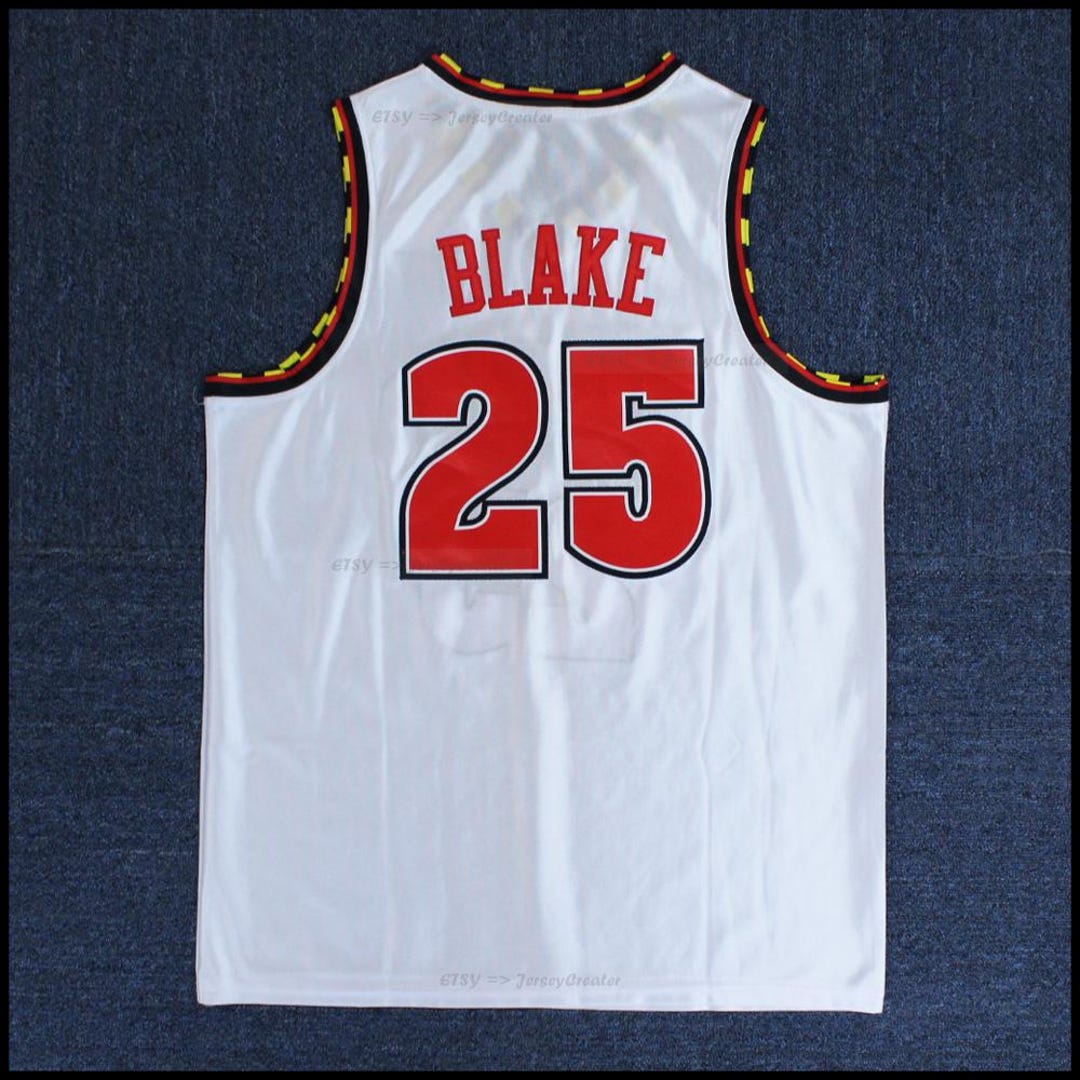 Throwback Steve Blake #25 Basketball Jersey White Stitched Custom