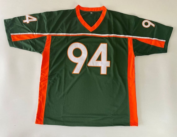 Throwback Dwayne Johnson 94 Miami Football Jerseys D.johnson Sewn