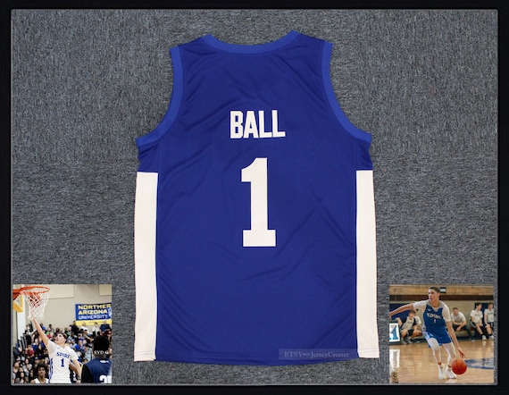Retro LaMelo Ball #1 high School Basketball Jerseys Youth/Kids/Adult  Stitched