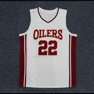 Maglia da basket Timo Cruz #22 Richmond Oilers, da trasferta, bianca, Coach Carter; taglia bambino/adulto; nome personalizzato