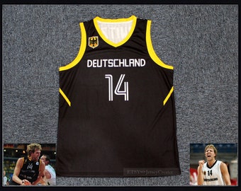 FLASH SALE! Dirk Nowitzki Deutschland Germany Basketball Jersey