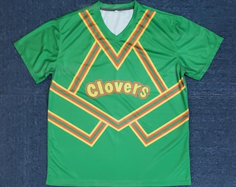 Herren East Compton Clovers Cheerleader Jersey Shorts Kostüm Uniform Cosplay; KleinkindJugend / Erwachsene Größe Jede Anzahl Grün