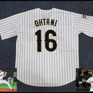 Throwback Shohei #16 Team Japan Samurai Baseball Jerseys Throwback Shohei #16 Team Japan Samurai Baseball Jerseys