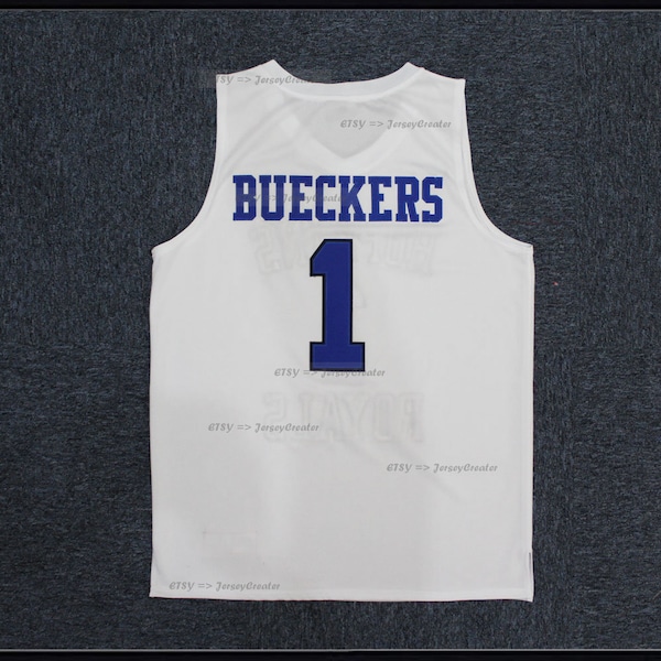 White Paige Bueckers # 1 High School Basketball Jersey Top Sewn;Kids/Youth/Adult Size;All Stitched;Custom Name