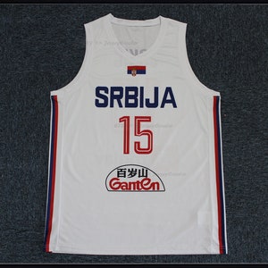 Throwback Jokic #14 Serbia Srbija Basketball Jersey All Stitched White;Youth S-4XL;Custom Names