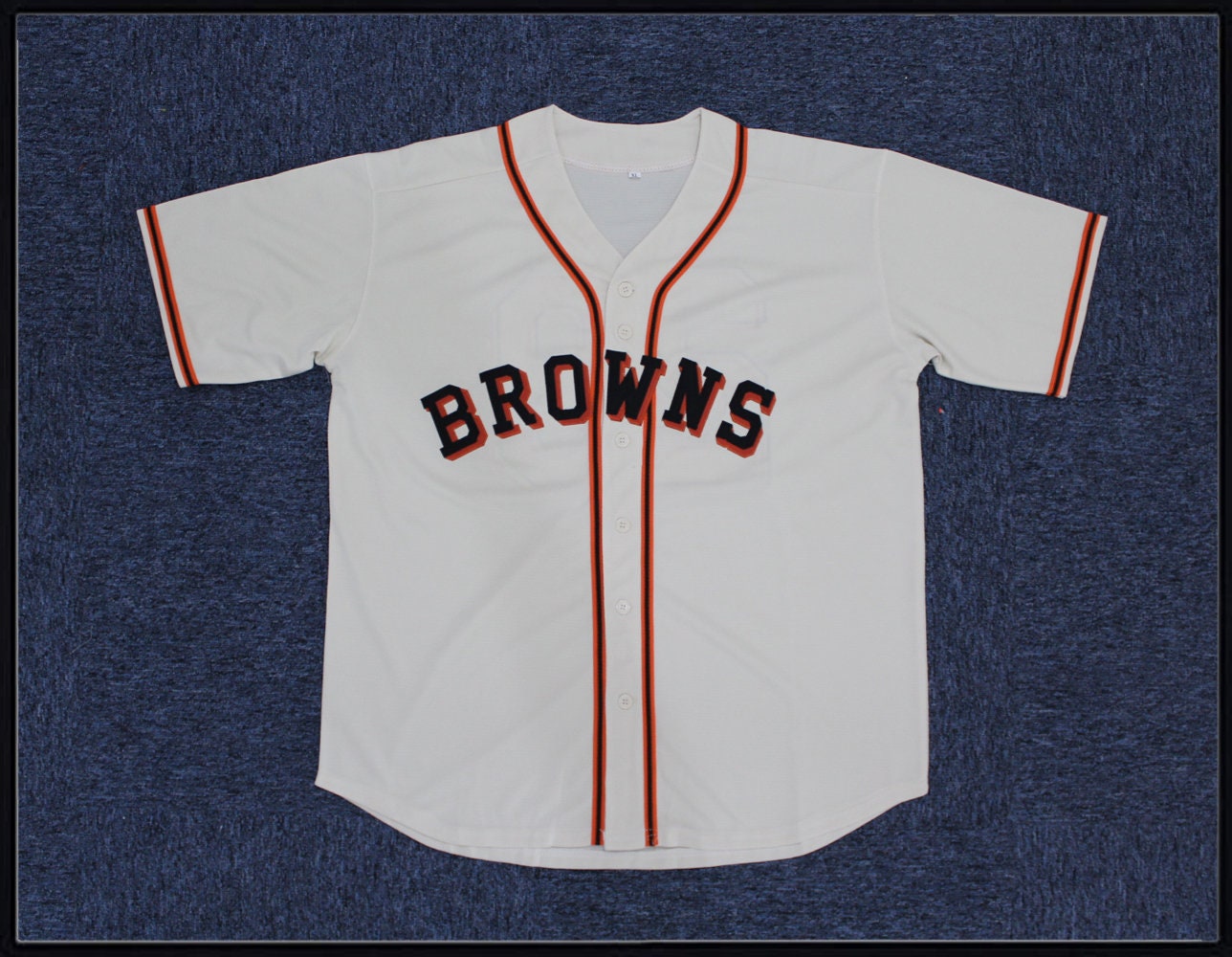 Satchel Paige 29 St Louis Browns White Button Down Baseball Jersey — BORIZ