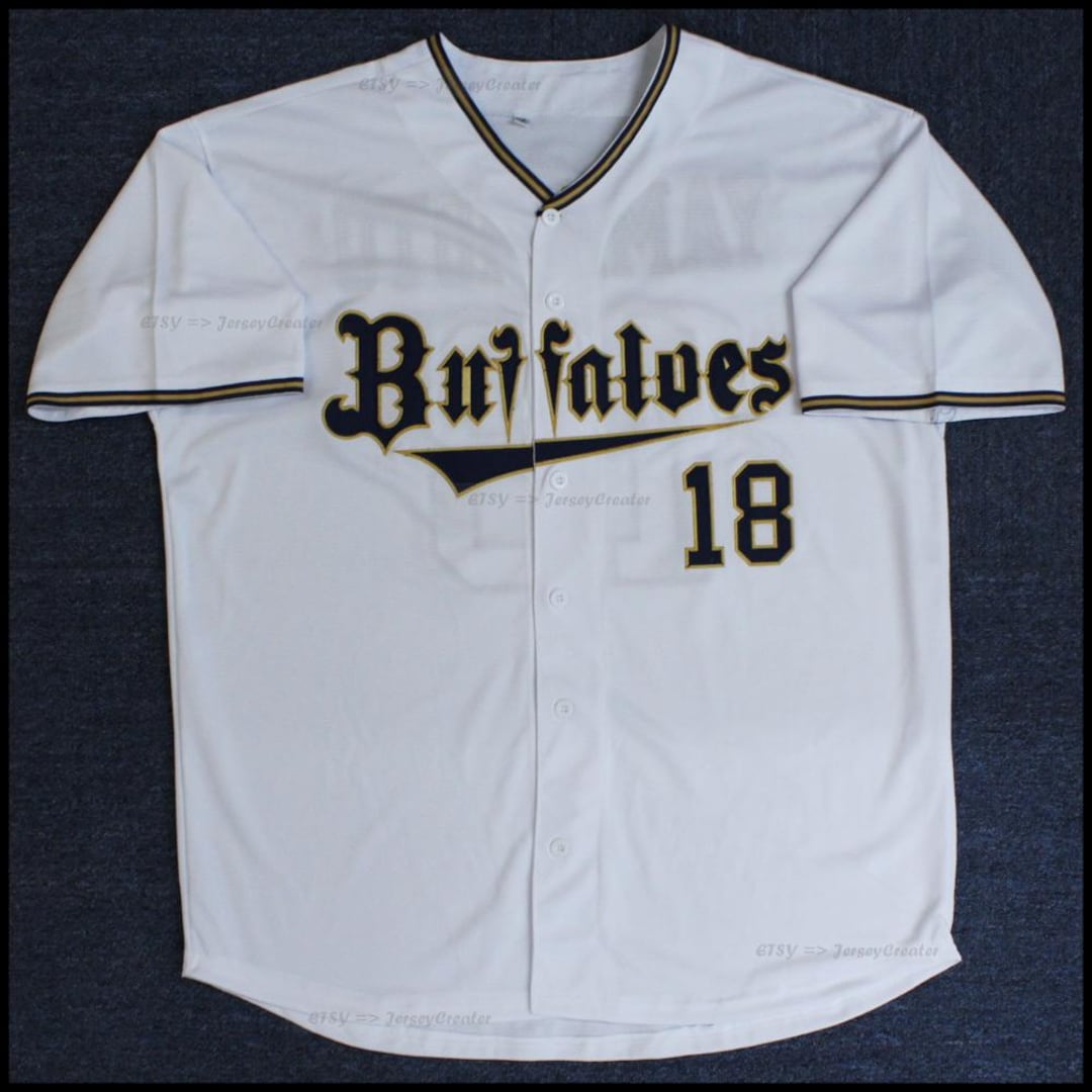 Vintage Yoshinobu Yamamoto #18 Orix Baseball Jersey White