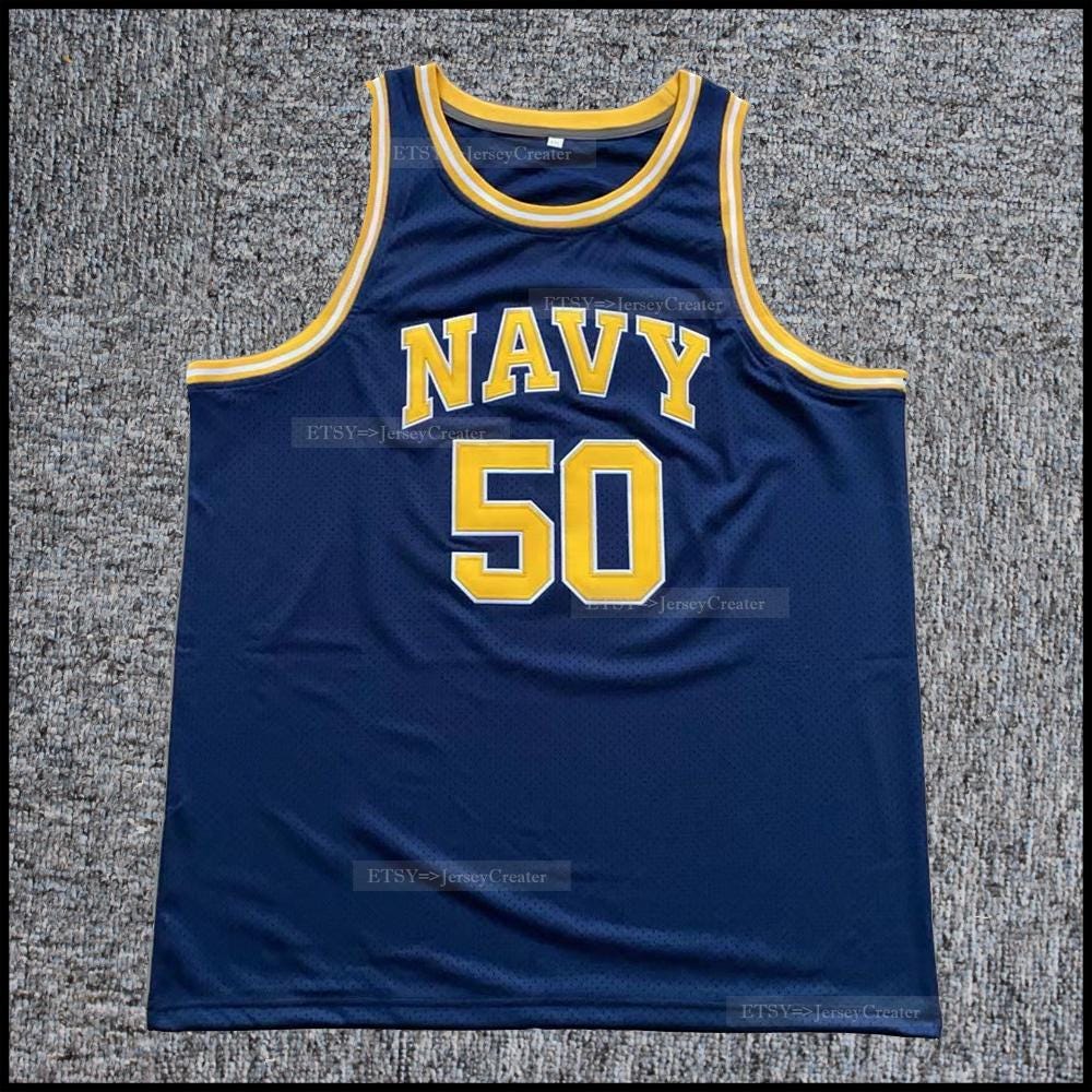 50 maillots de basket rétro The Admiral David Robinson prénom