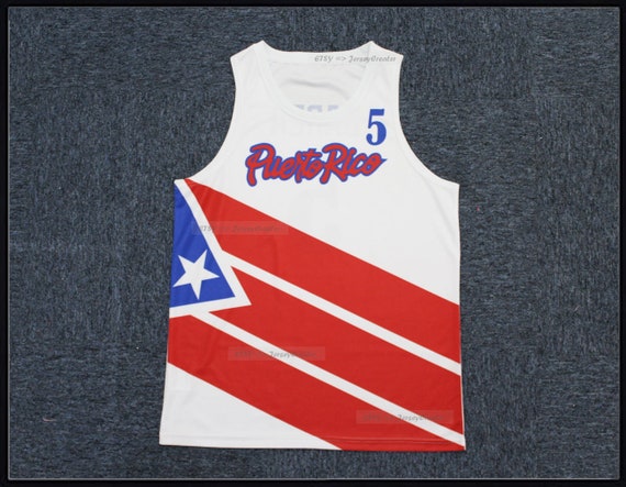 Jose JJ Barea 5 Team Puerto Rico Basketball Jersey Stitched 