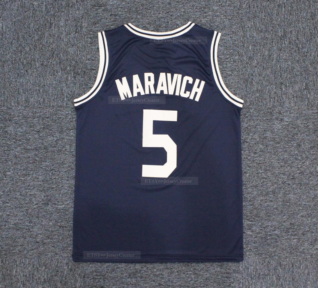 thumbnail image 2 of Youth Size Pete Maravich LSU #23 Jersey – Unbranded Basketball Tracksuit Style 2 of 4