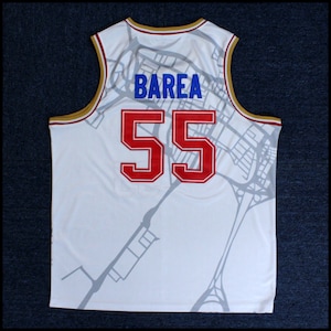 2006 J.J. Barea #55 Cangrejeros de Santurce Camisetas de baloncesto Puerto Rico Nombres personalizados cosidos; Tamaño juvenil/adulto