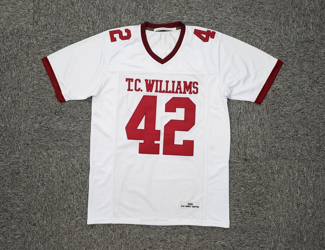 Throwback Remember the Titans #42 Gerry Bertier Football Jersey