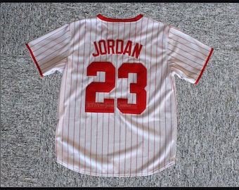 Throwback Jordan #23 High School Baseball Jersey Parkers Stitched;Youth/Adult Size;Custom Names