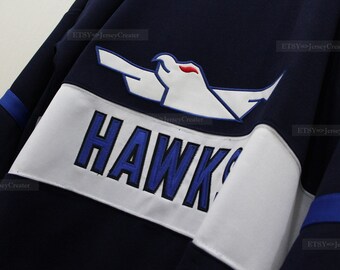 Throwback Movie Mighty Ducks #9 Adam Banks Hawks Team Hockey