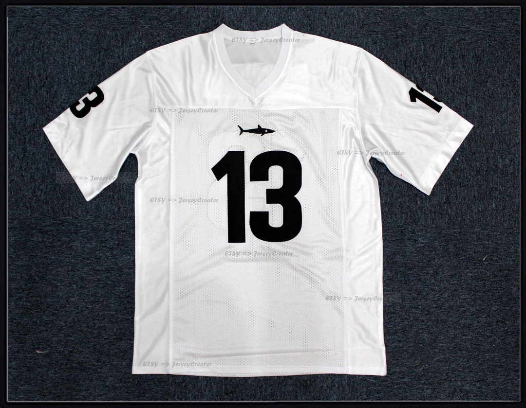 Movie Willie Beamen #13 Football Jersey Jamie Any Given Sunday Sharks Top Sewn Adult/Youth Size Hiphop