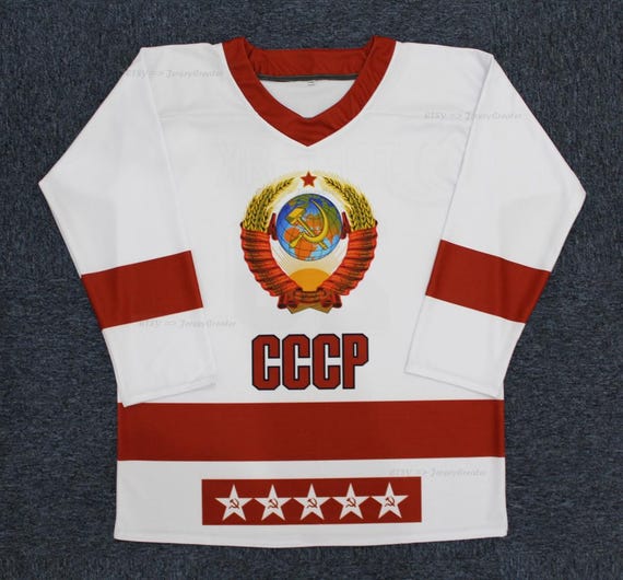Throwback 1980 Vladislav Tretiak #20 Team CCCP USSR Russia Hockey