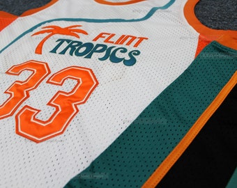 90'S Semi Pro Flint Tropics Jackie Moon #33 Basketball Jersey
