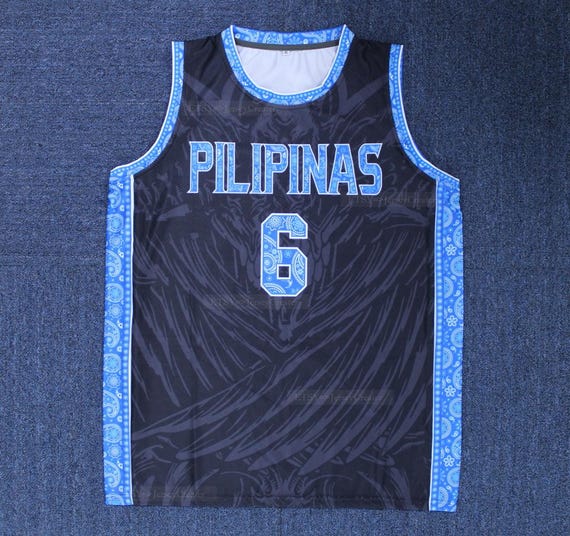 New Clarkson #6 Philippines Pilipinas Basketball Jersey Print Custom S-4XL