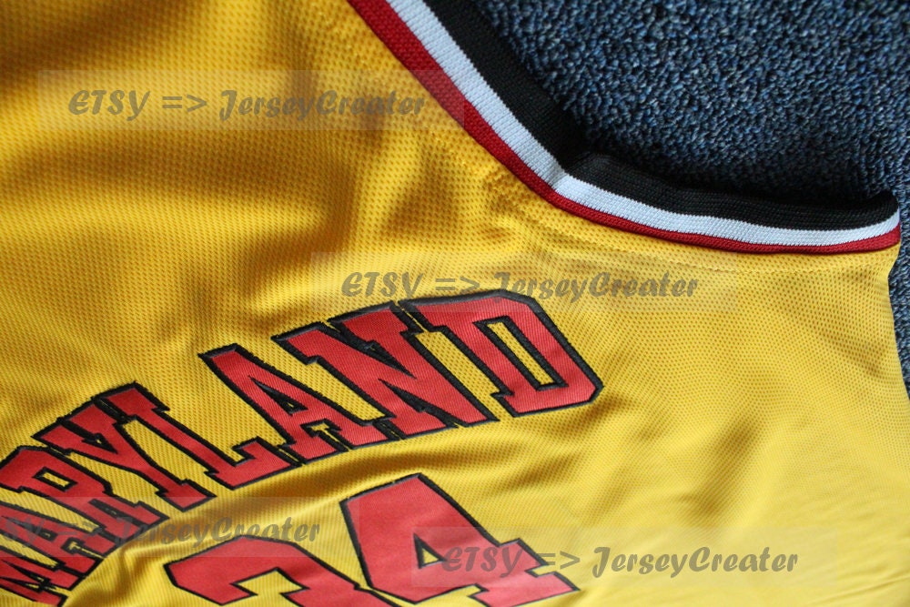 Len Bias University of Maryland Jersey #34 Stitched Basketball NCAA L