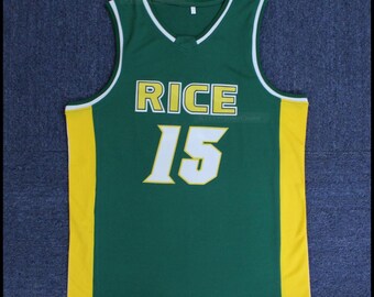 Throwback Walker #15 High School Basketball Jersey Green Stitched Custom Name;Youth/Men Any Size