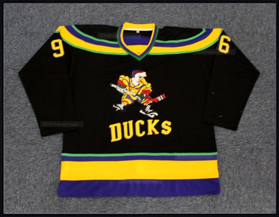 Retro Mighty Ducks Movie Jersey Adam Banks 99 Ice Hockey Jersey