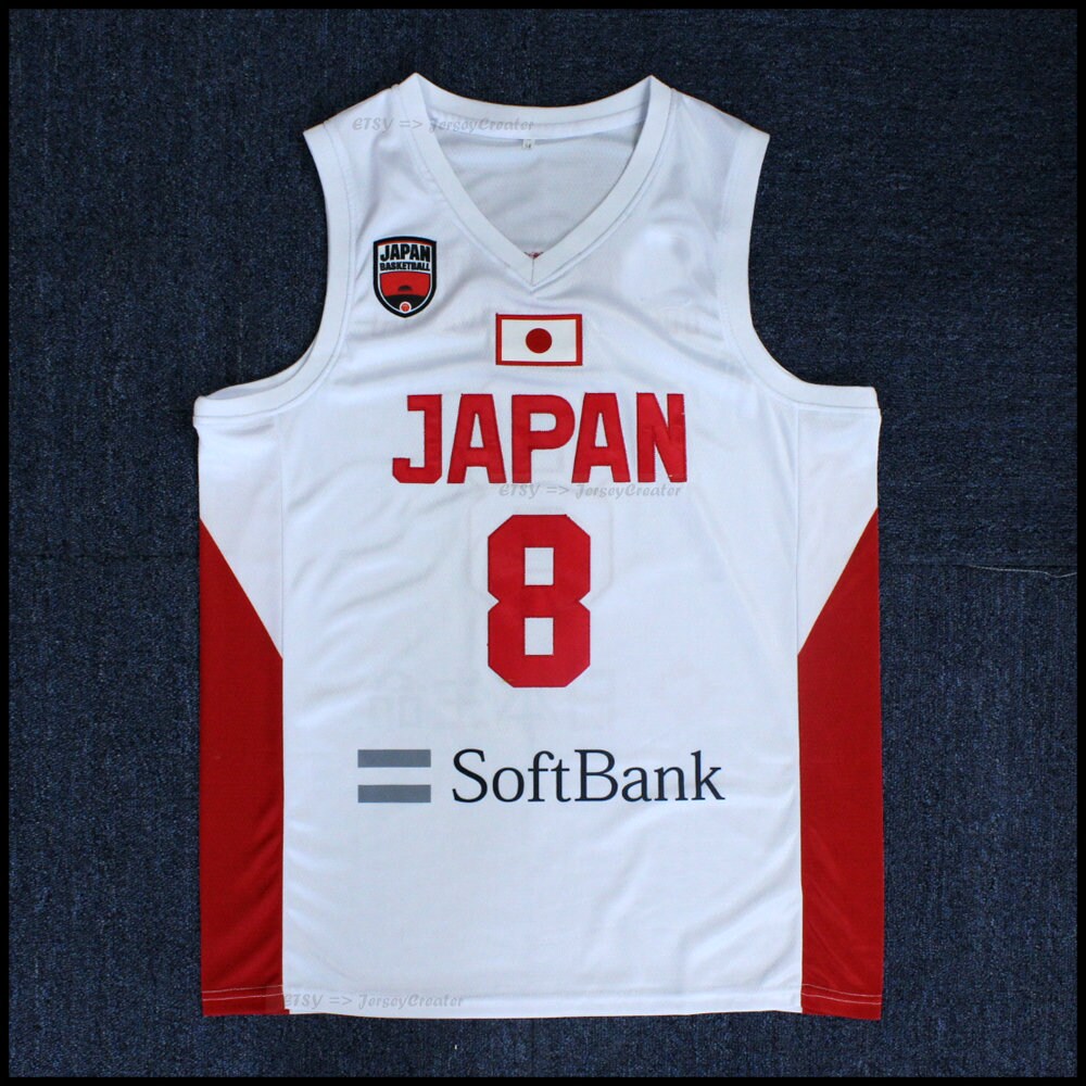 Hachimura 8 日本代表 ユニフォーム Rui Hachimura #8 Japan Jersey Hot Printed Custom Name and