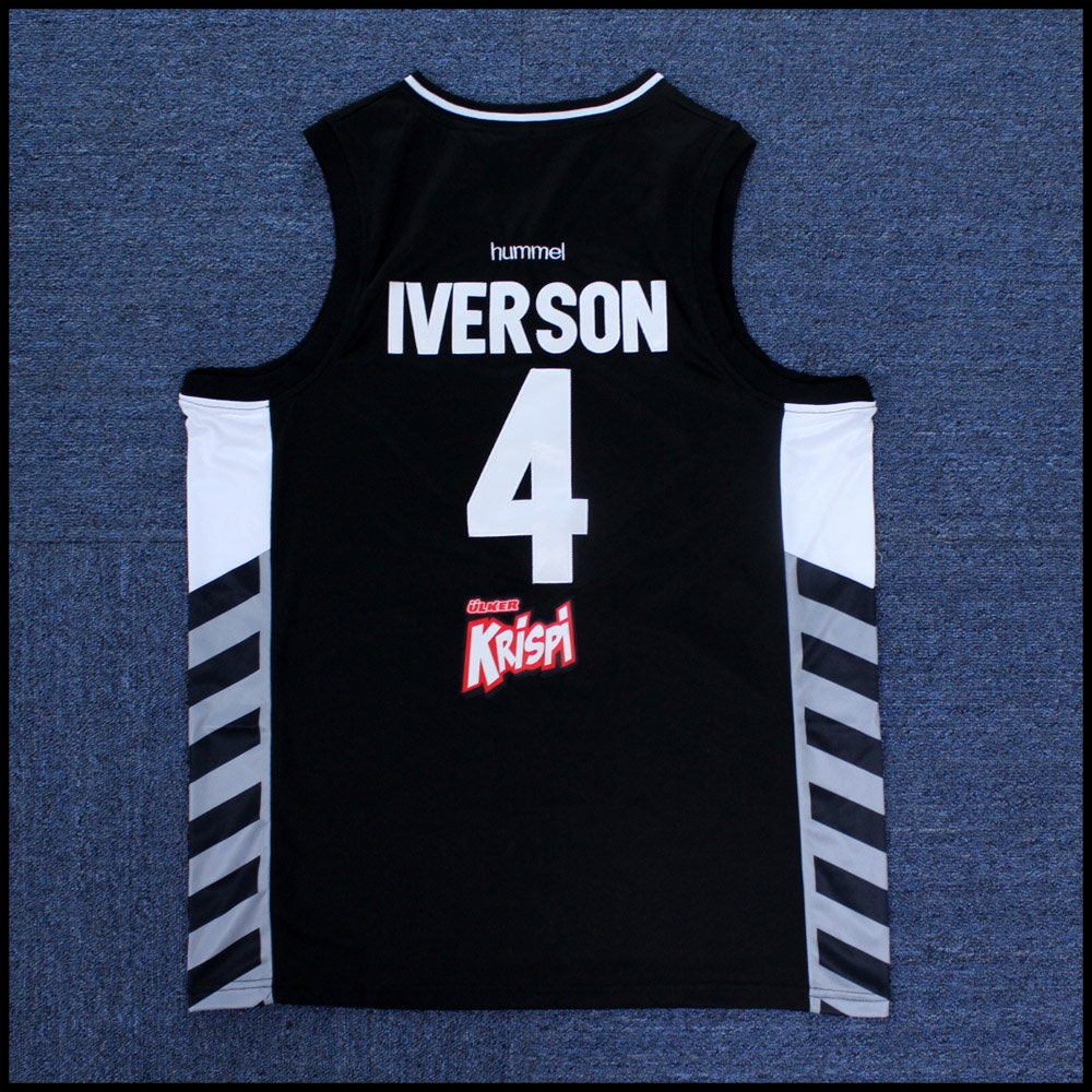 Allen Iverson Signed Philadelphia Pro Blue 2-Tone Basketball Jersey (JSA)