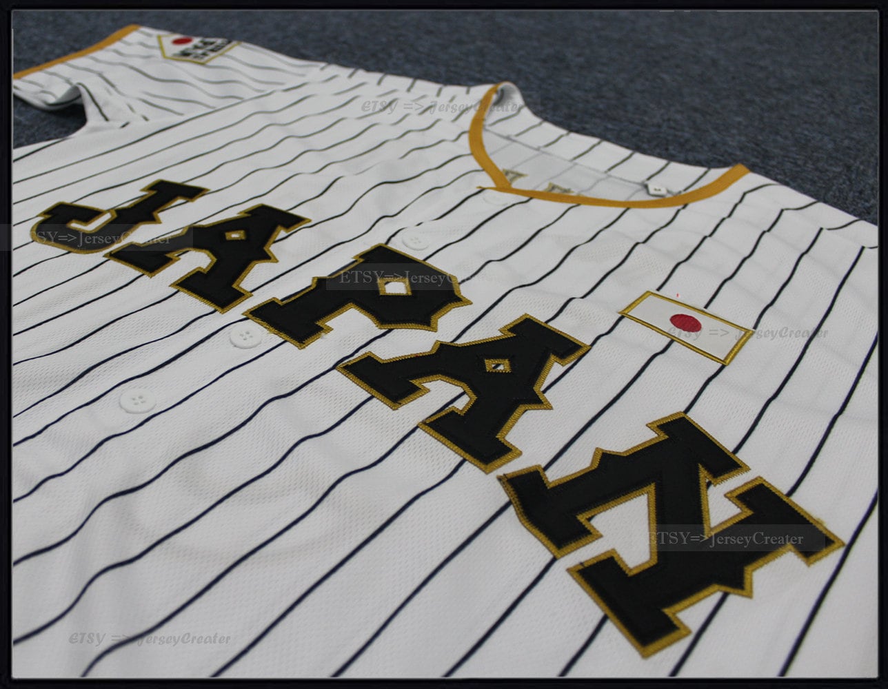 Throwback Suzuki Ichiro #51 Ohtani #16 Team Japan Samurai