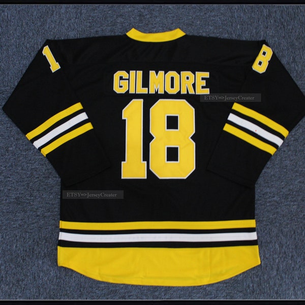 Happy Gilmore #18 Boston Hockey Jerseys Adam Sandler;Toddler/Youth/Adult Any Size;Personalized Jersey Cosplay