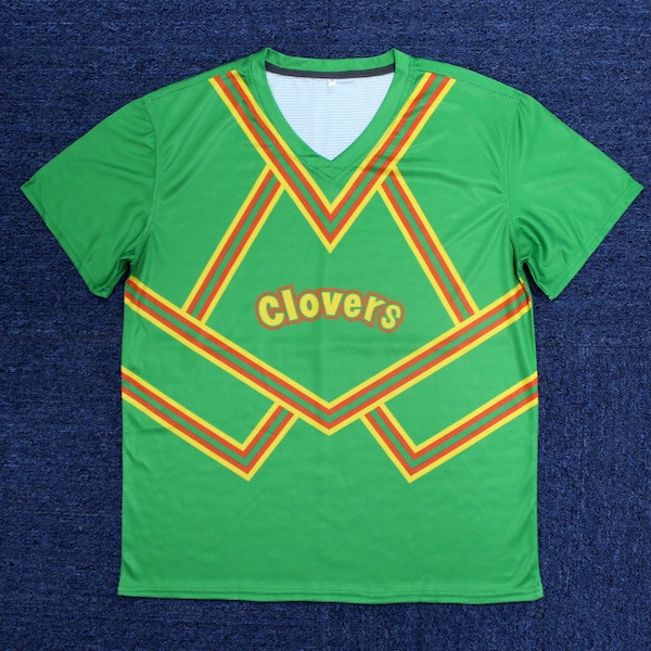 Men's East Compton Clovers Male Cheerleader Jersey Shorts Costume Uniform Cosplay;Youth/Adult Size Any Number Green