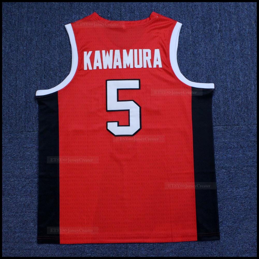 日本 バスケットボール ユニフォーム 5 KAWAMURA Amazon | バスケットボールジャージ 河村勇輝 渡邊雄太 背番号5