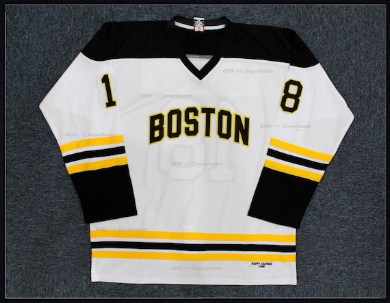 Youth's Boston Bruins Baseball Jersey - Cool Base - All Stitched
