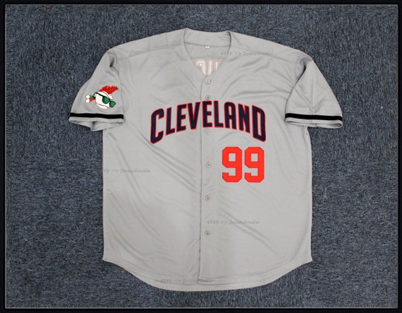 Personalized Mens Movie Baseball Jersey Rick Vaughn #99 Stitched