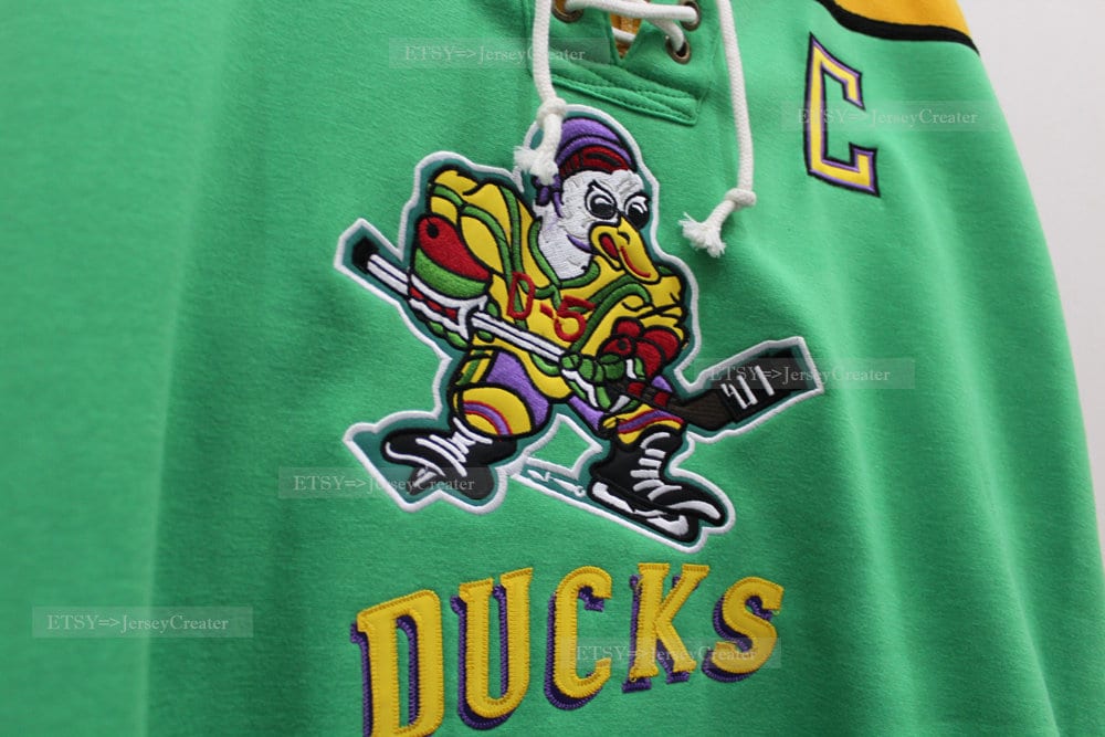 Thick Mighty Ducks 96 Charlie Conway Hockey Hoodie Custom ANY