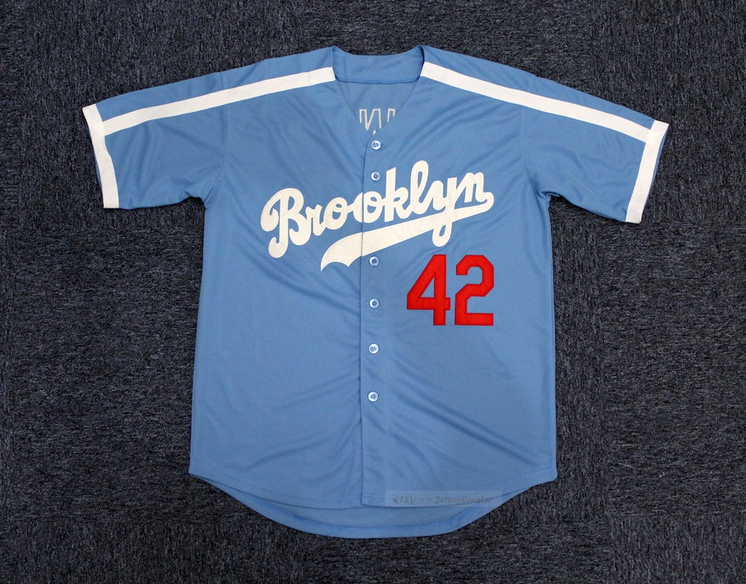 Design Robinson #42 Jackie Brooklyn Type Baseball Jersey Stitched