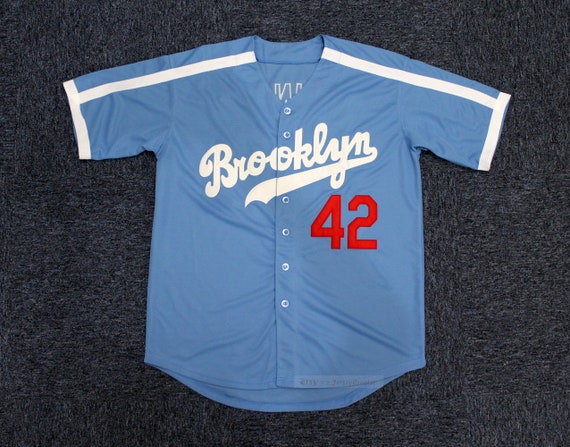 Throwback Robinson 42 Brooklyn Baseball Jerseys Stitched 