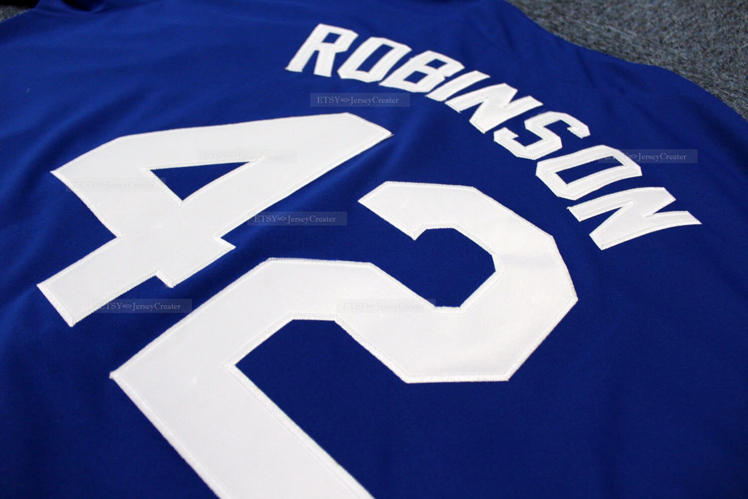 Throwback 1950's Robinson #42 Brooklyn Baseball Jerseys All