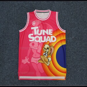 Customizable New Space Lola Bunny Jerseys Tune 3D Pink Girls Women Lady ...