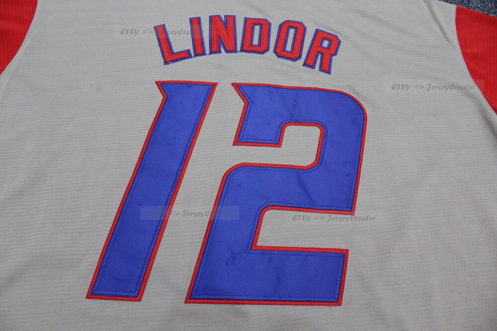 Throwback Team Puerto Rico Francisco Lindor #12 Baseball Jerseys;Top Stitched;Custom Names;PR World Jerseys