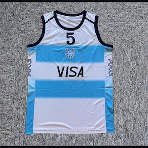 期間限定値下げ中　ジノビリ　スパーズ　アルゼンチン　レプリカジャージ　2XL Manu ginobili jersey - Etsy 日本