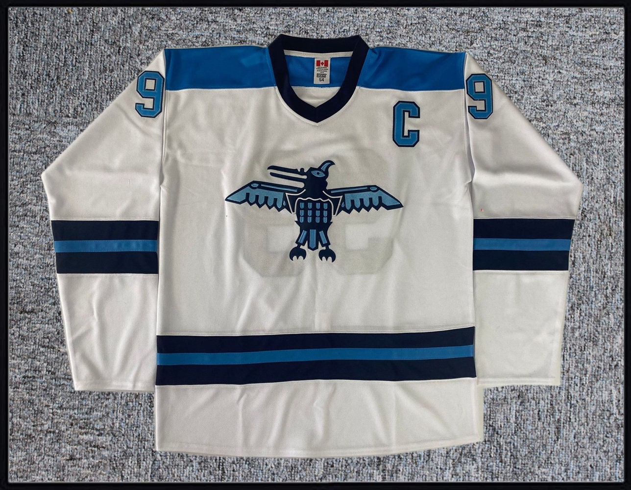 Vintage 90s CCM NHL St. Louis Blue Wayne Gretzky Authentic Hockey Jersey  size 52