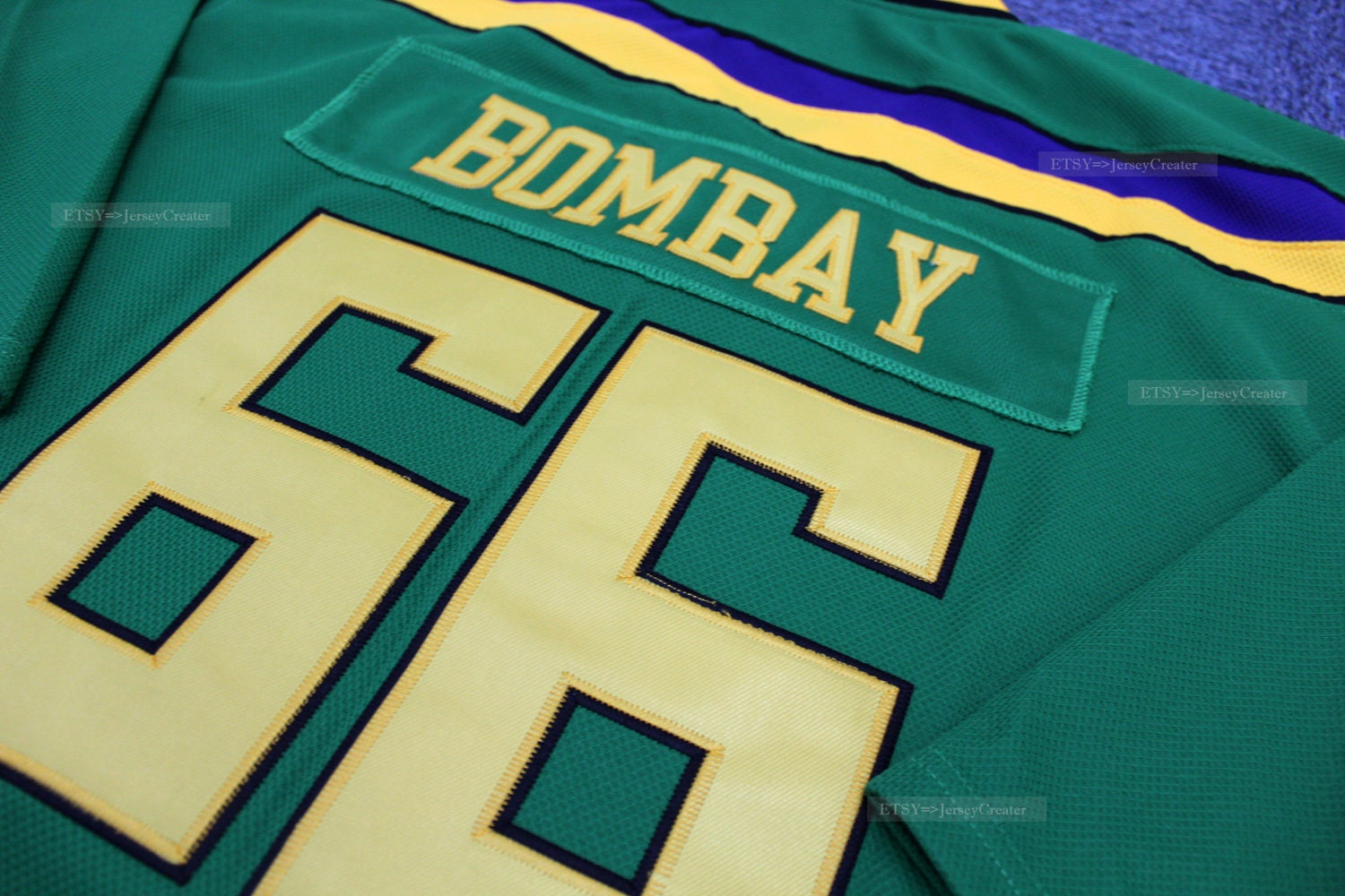  Youth Mighty Ducks Movie Ice Hockey Jersey 66# Gordon Bombay  Stitched Letters and Numbers : Clothing, Shoes & Jewelry